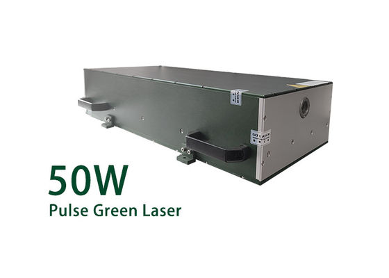 50W Green Nanosecond Fiber Lasers Single Pulsed Laser Source for Micromachining Marking Cutting